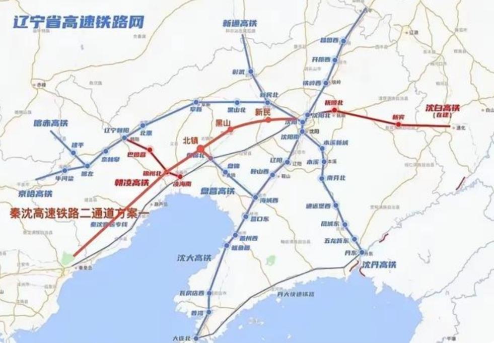 关于秦沈高铁二线的走向选择，确实需要综合考虑多个因素，包括经济效益、地理条件、人