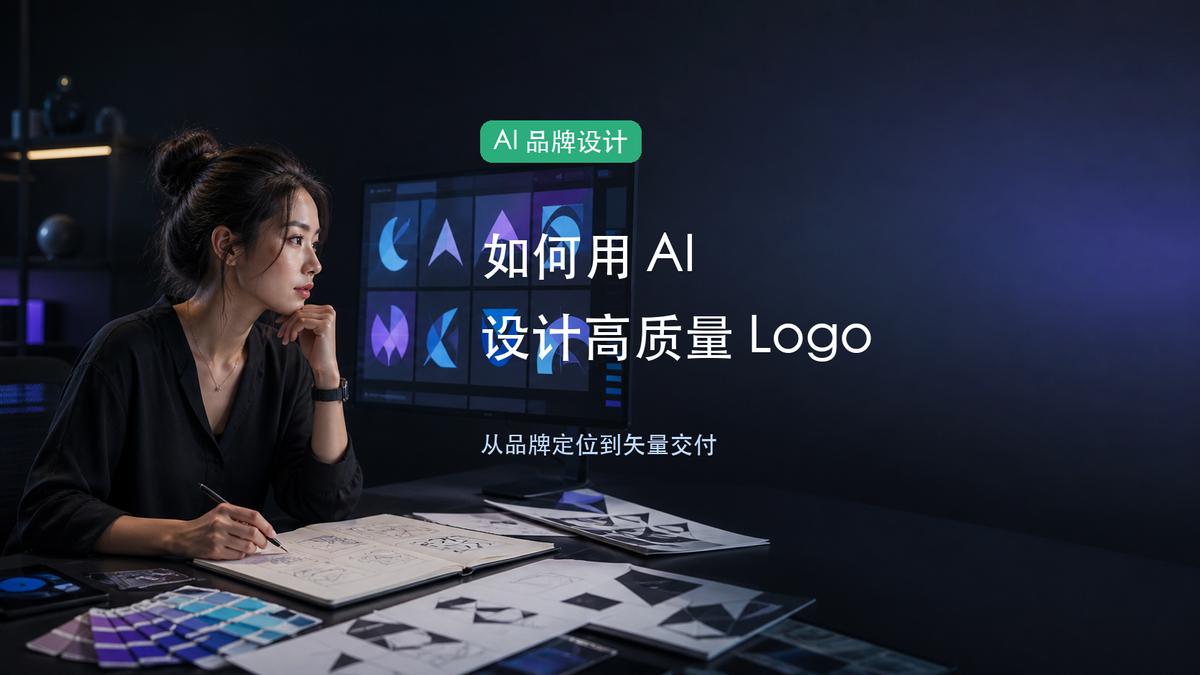 用 AI 做 Logo，真正拉开质量差距的，不是一次生成多少方案，而是能否把品牌
