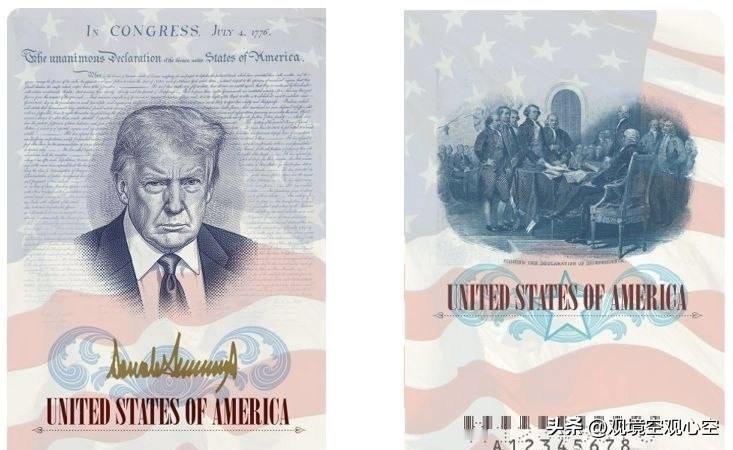 美国国务院宣布要发“特朗普头像护照”了，说是为了纪念建国250周年。这事儿槽点太