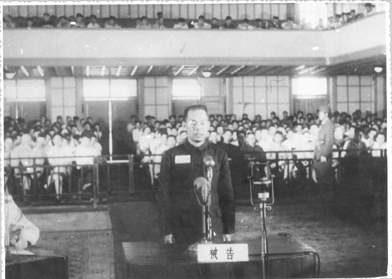 溥仪当庭作证 70年前7月1日新中国审判日本战犯第四案开庭
70年前的7月1日，