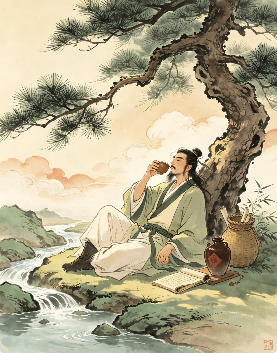 “福不求而得，祸不避而消”
从道家讲，人到中年最好的状态就是——老婆原配、孩子亲