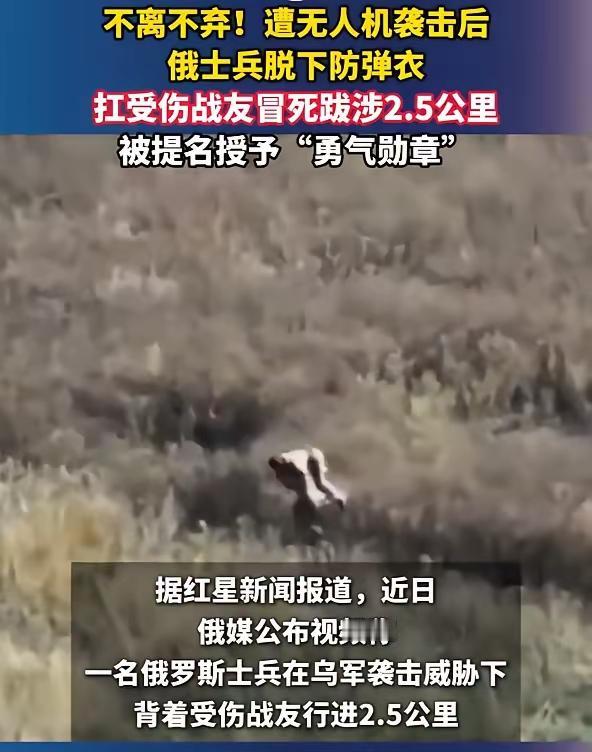 冒死抢救战友，俄军前线这一幕让人动容！

近日俄媒公布的视频里，俄军前线一个突击