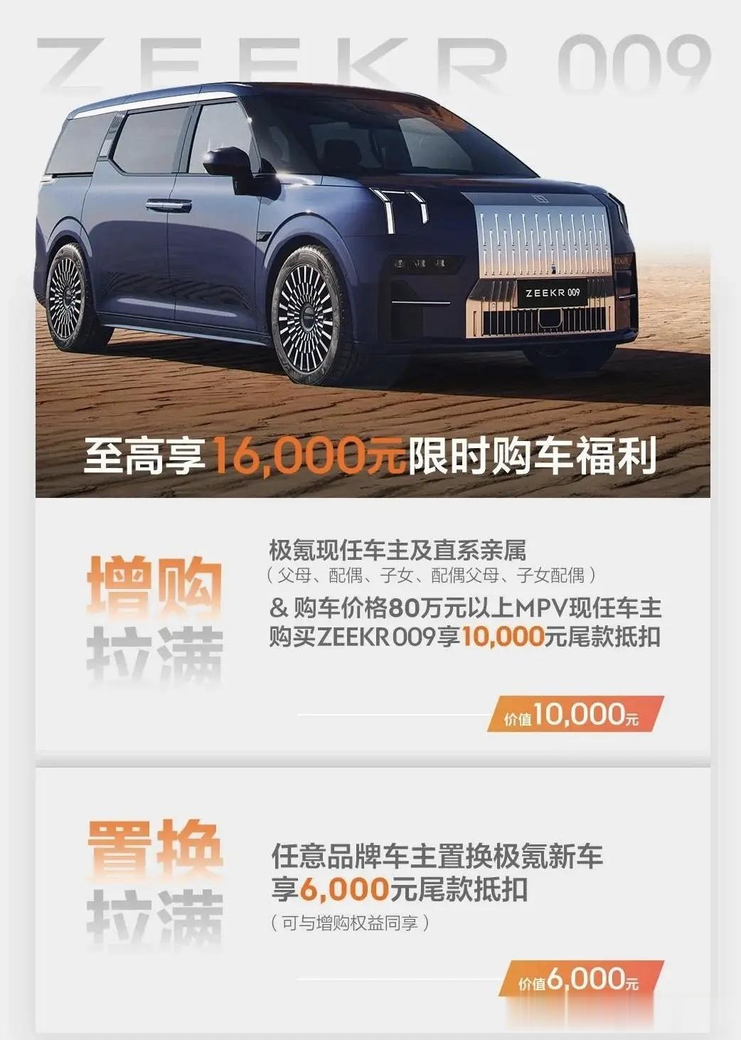 这次不光是001，极氪全系都给出了限时活动，看看这波性价比怎么样？

极氪的00