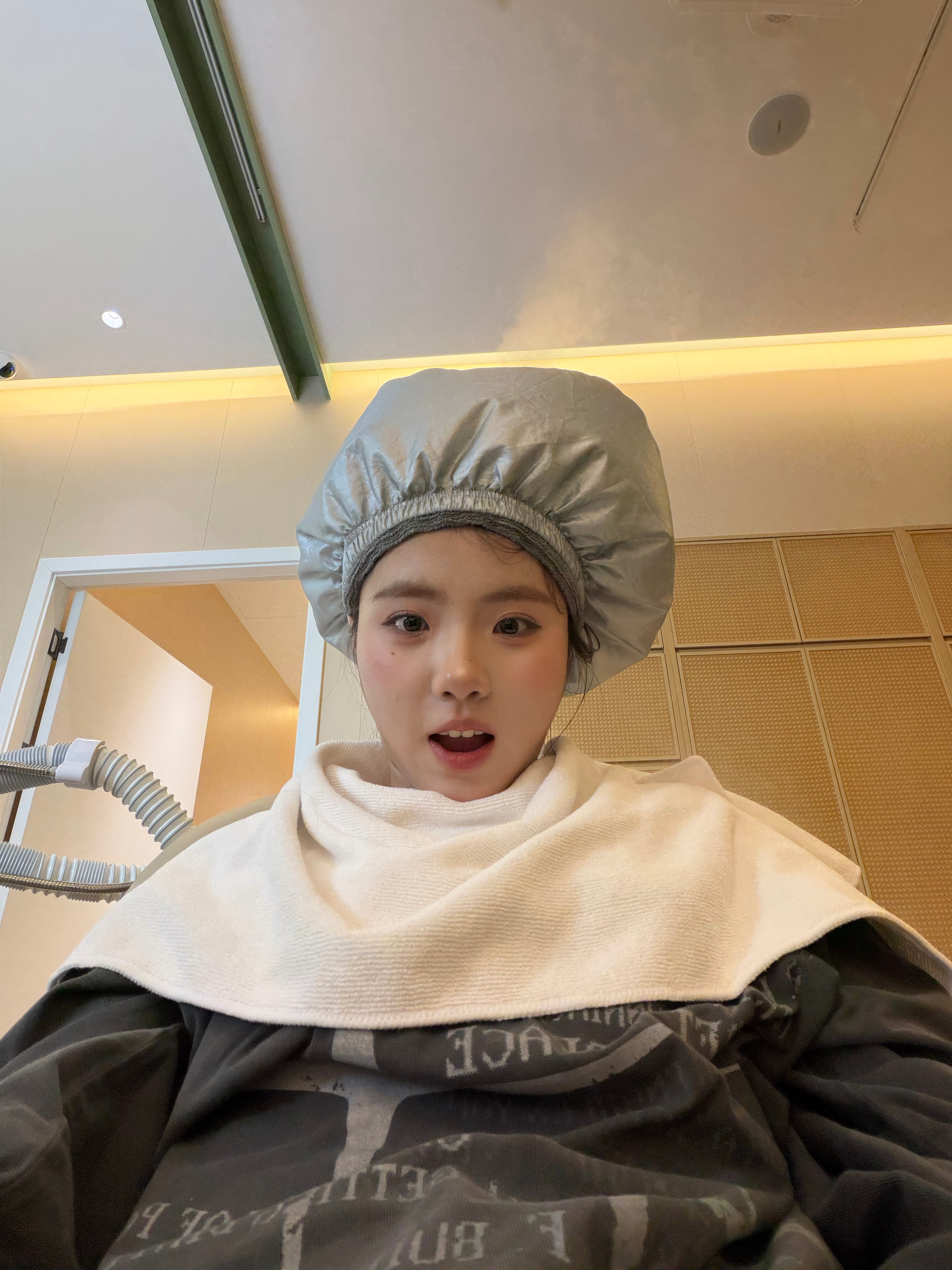 点开动图 头上在冒热气♨️耶 好可爱哦