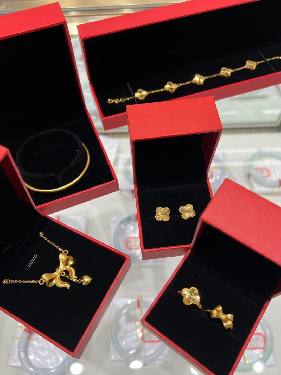 🥰不订婚都不知道黄金真香😍订婚三金！
