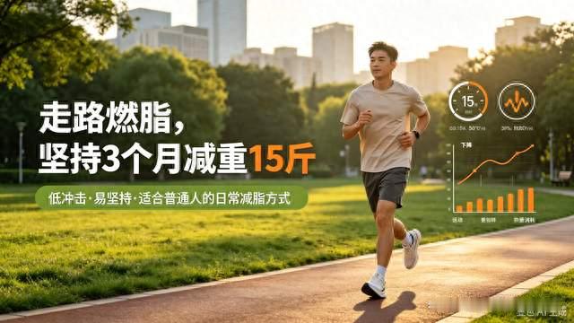 不要低估了“走路”的燃脂威力，坚持了3个月，体重下降15斤！