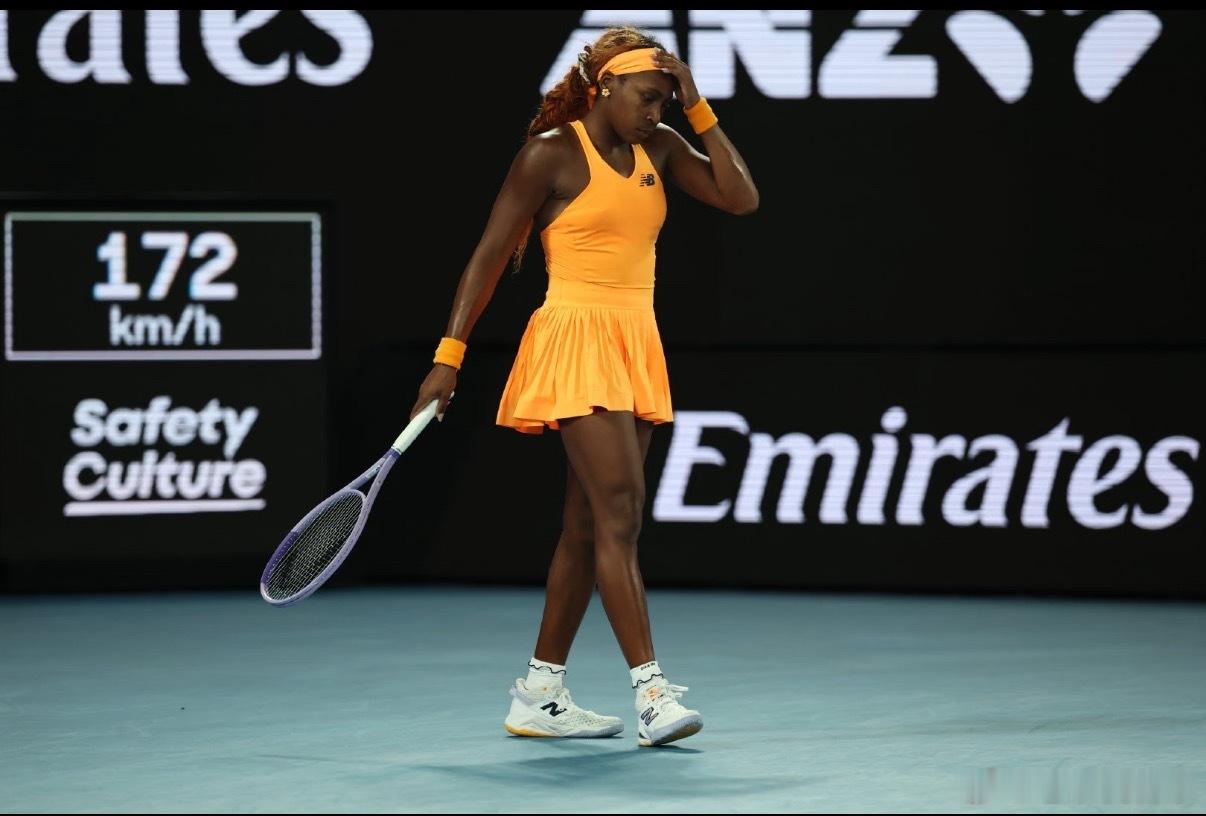 高芙无缘澳网四强 澳网女单1/4决赛爆冷！3号种子高芙以1-6、2-6遭斯维托丽