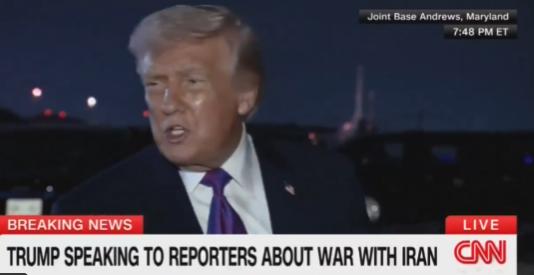 【唐纳德·特朗普威胁要摧毁伊朗的能源基础设施。】他在一次采访中表示，美国可能会对