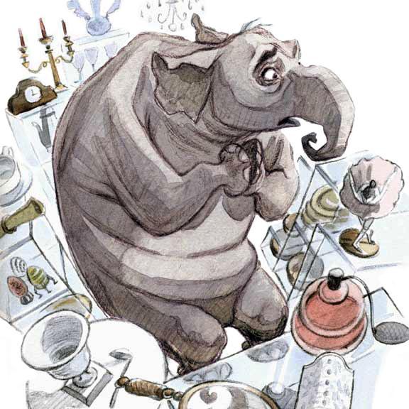 瓷器店里闯入了“蛮象”(美共和党党徽为象)
特朗普现在是不管不顾了，行事不顾规则