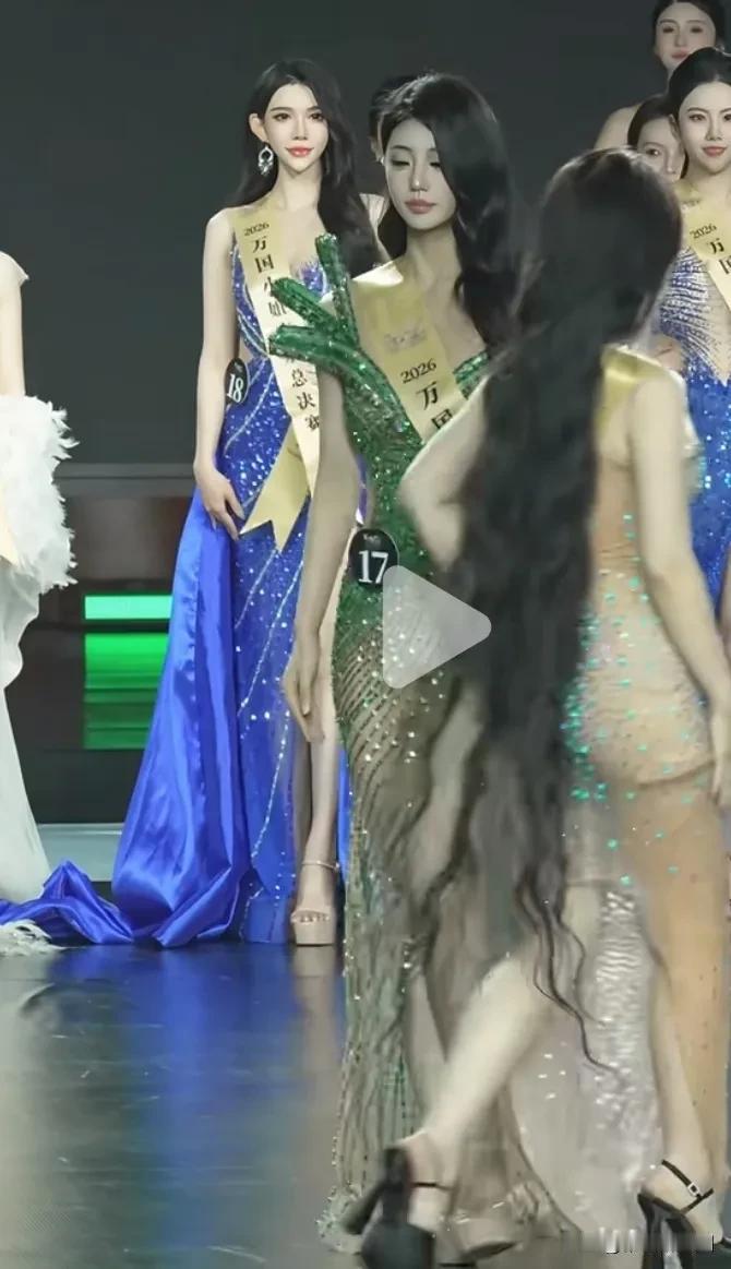 2026年万国小姐广东赛区总决赛，17号刘蒙蒙的颜值与身材，不愧是冠军。这一批的