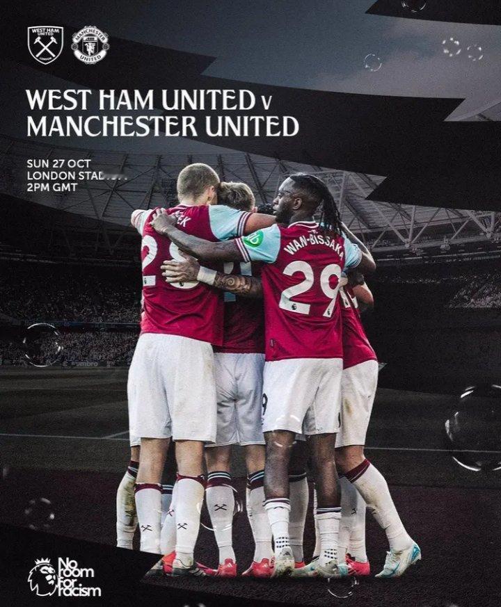 英超第9轮，西汉姆联将坐镇主场迎战曼联，至此，西汉姆联本赛季英超前9场比赛都是在