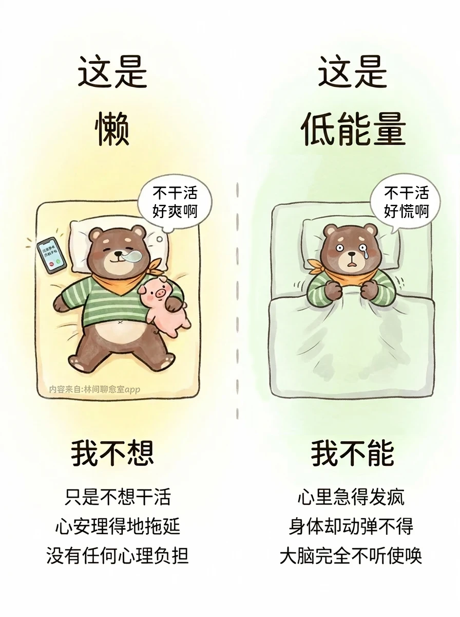 你不是懒，而是能量太低