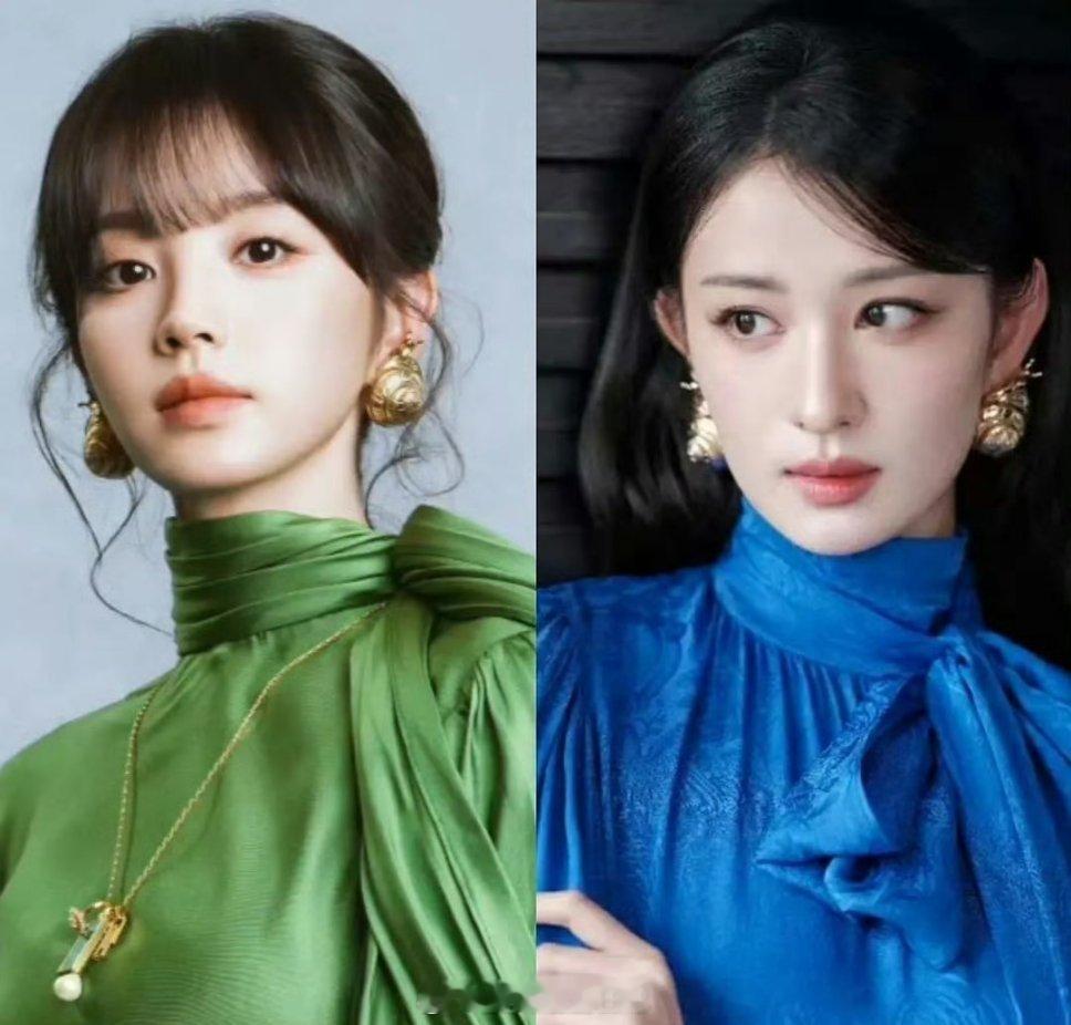 🍩田曦薇、🚢王楚然 gucci同款，谁是95女颜一？ 