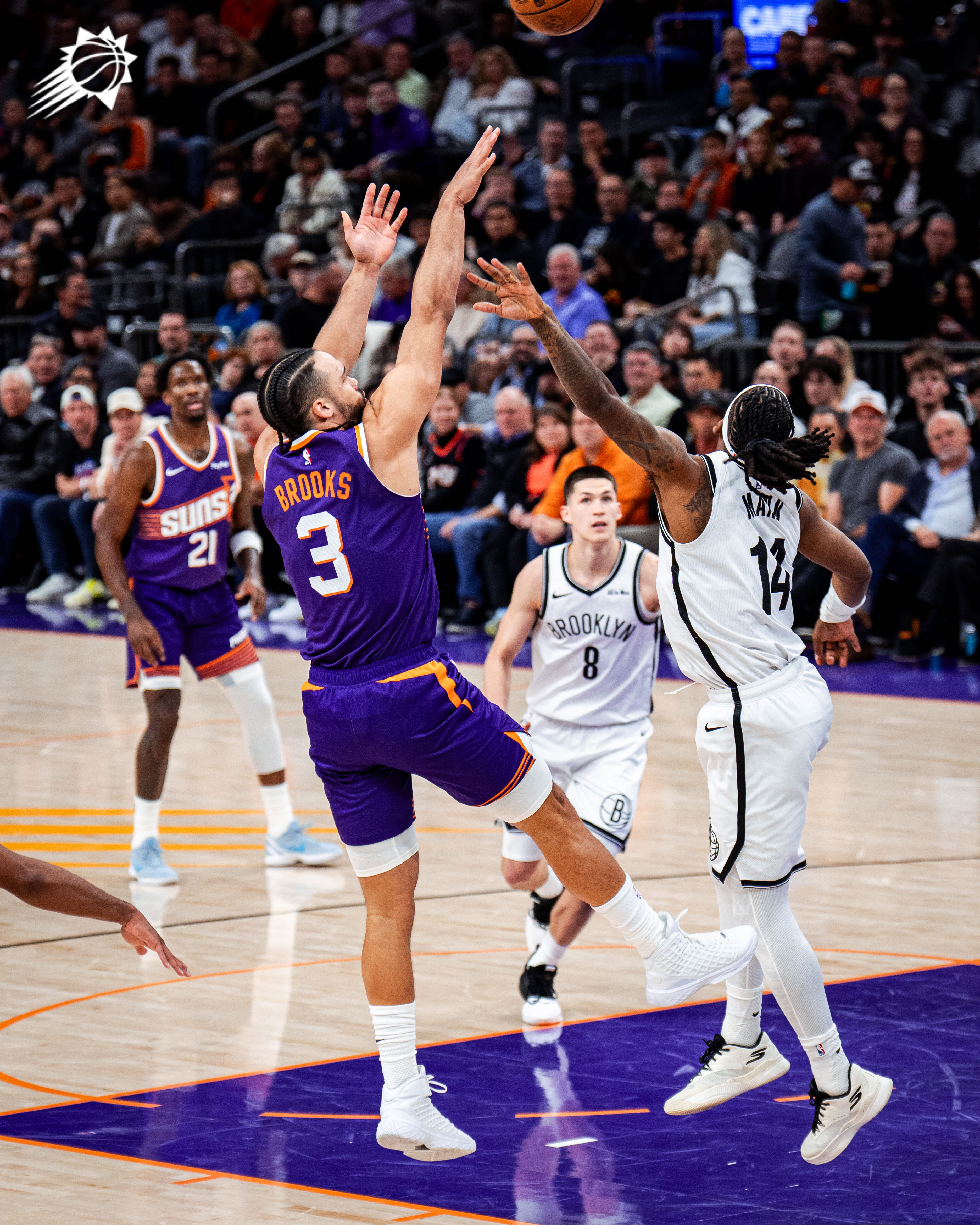 龙哥的持球单打是有点东西的🔥菲尼克斯太阳 | 旭日东升 | 篮网va太阳