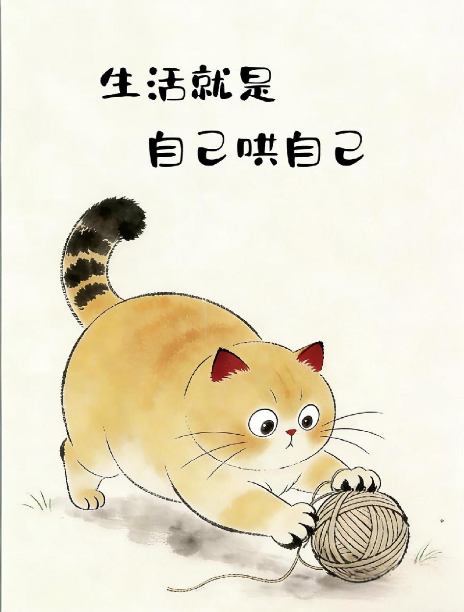 生活嘛，就是自己哄自己。
烦了，找点乐子；
累了，歇歇再走。
心宽一寸，路宽一丈
