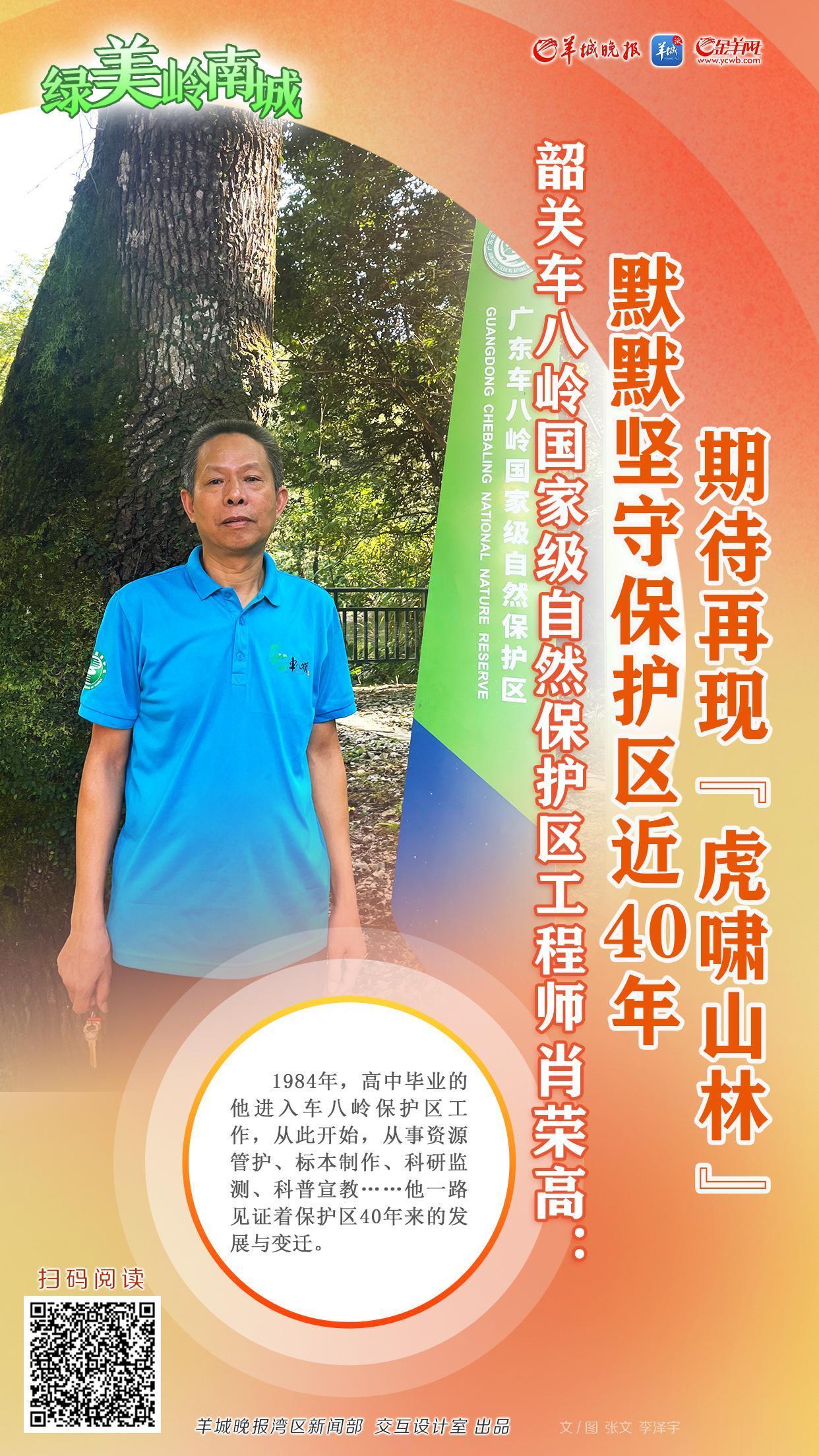 【车八岭国家级自然保护区工程师肖荣高：坚守近40年，期待“虎啸山林”再现｜绿美岭