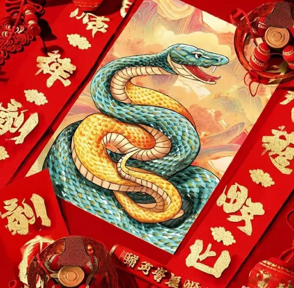 祥龙辞旧岁，福蛇启新程。大年初一，福运满至，给您拜年啦！愿您在乙巳年里，似春花绽