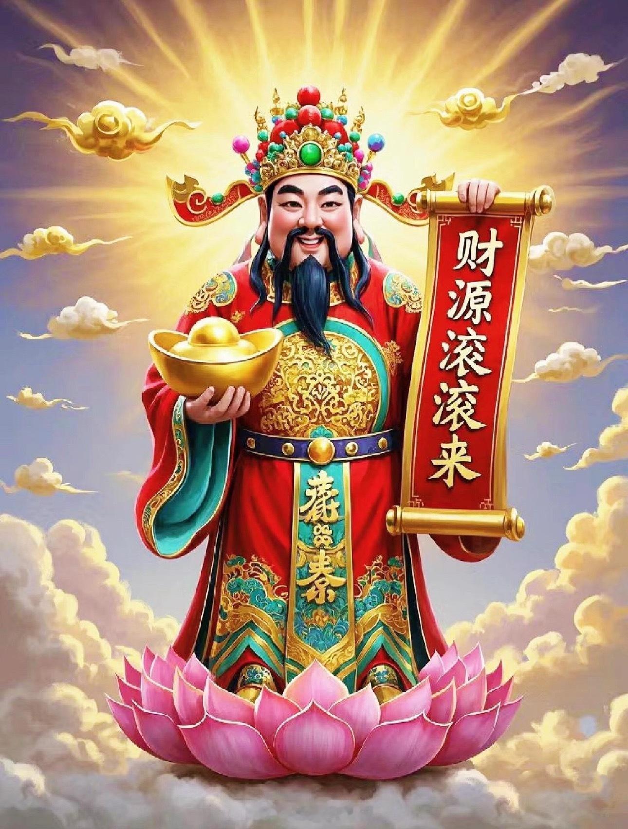 七月新的开始30秒内点赞财神保佑大家发财暴富