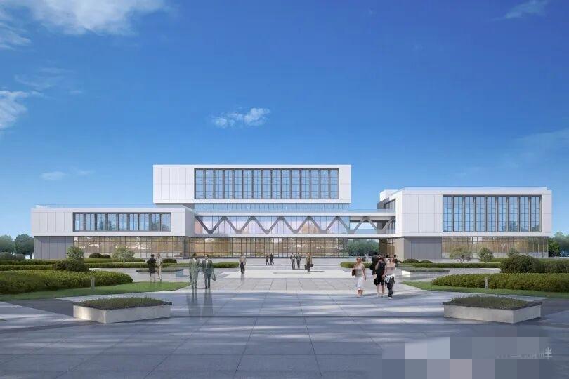 天南地北大拜年近日，青岛胶州上合双碳经济产业创新中心项目一期主体结构封顶！项目建