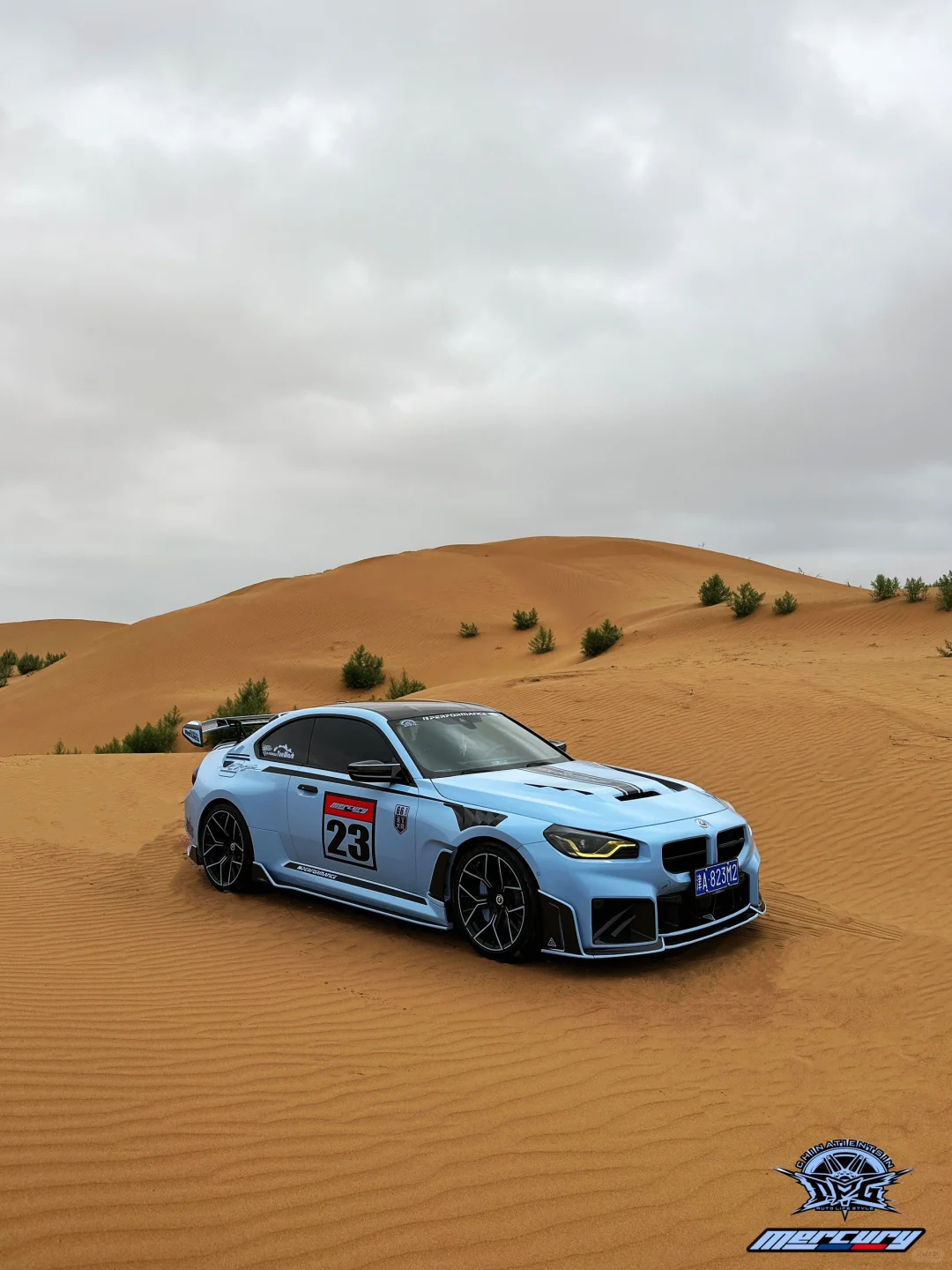 第二次驾驶M进入腾格里沙漠 MTown我来了