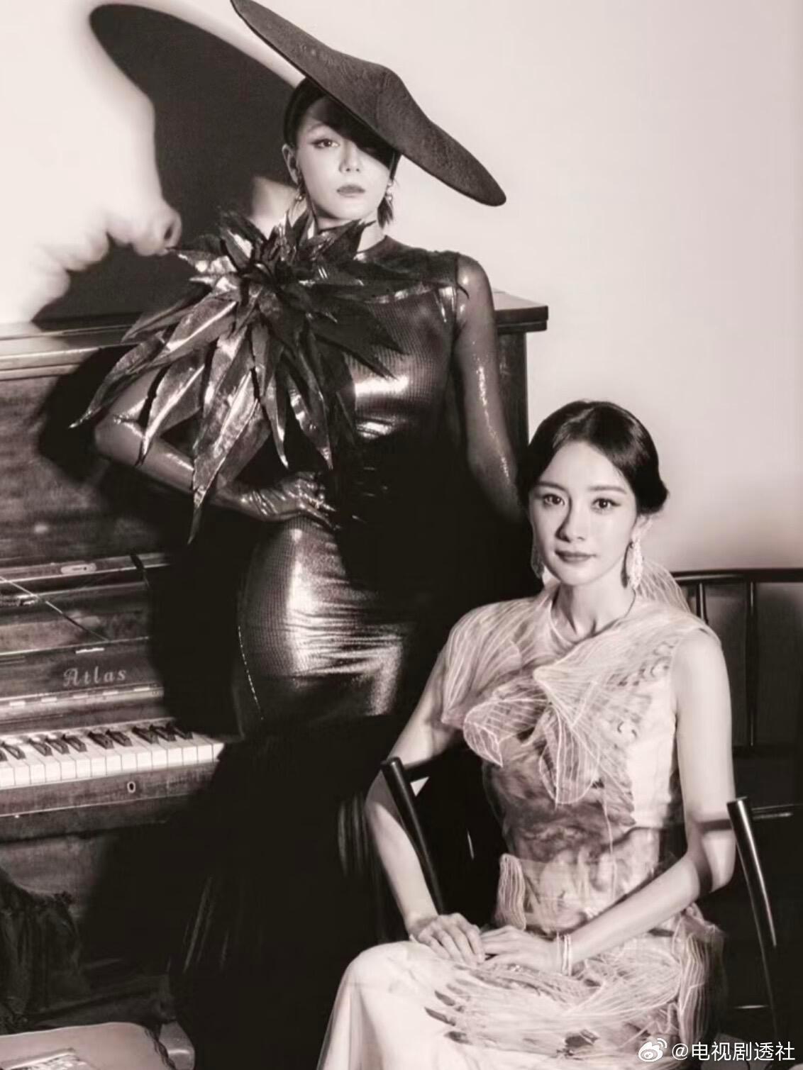 内娱有自己的豪门姐妹 巴比妈幂走到哪贴到哪！绝色双姝，2025年了我们迪幂还是如