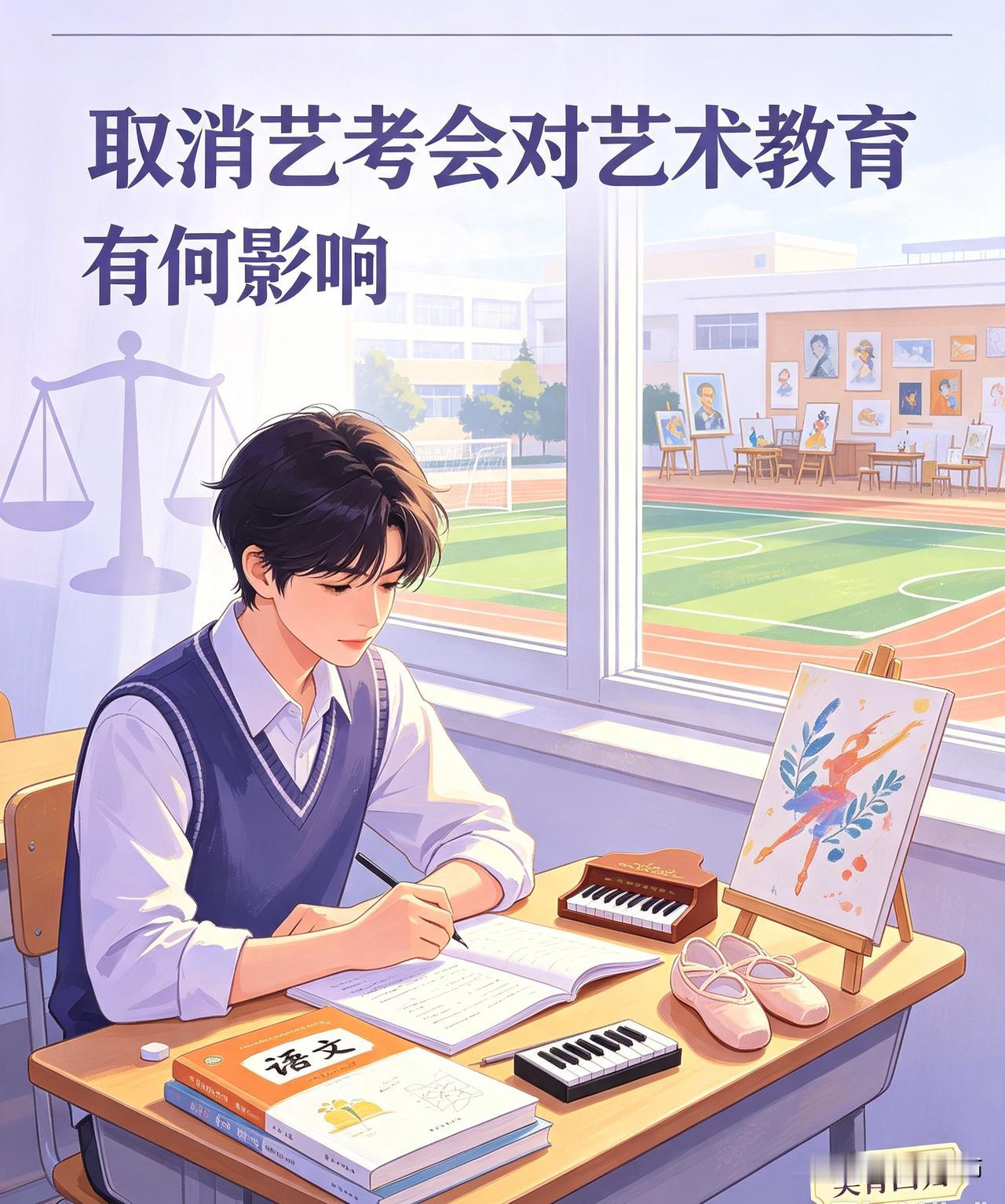 部分专业取消艺考，是艺术教育的一次纠偏。它打破“艺考=升学捷径”的功利心态，筛选