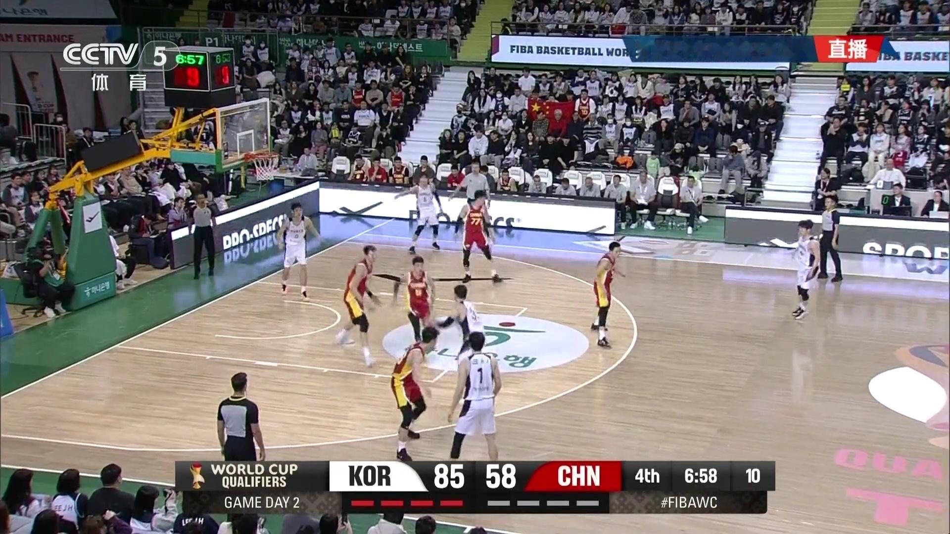 中国男篮vs韩国男篮刚想起来今天还是中韩男篮大战第二场，这次是客场作战，打开电视