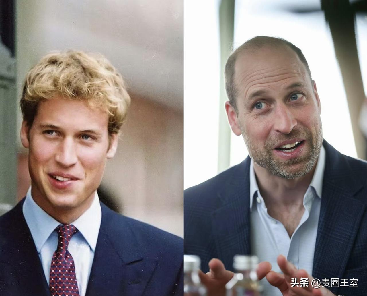 有钱也不行！因为威廉王子和凯特王妃也无法抗拒“衰老”！

看两个人的状态相差于同