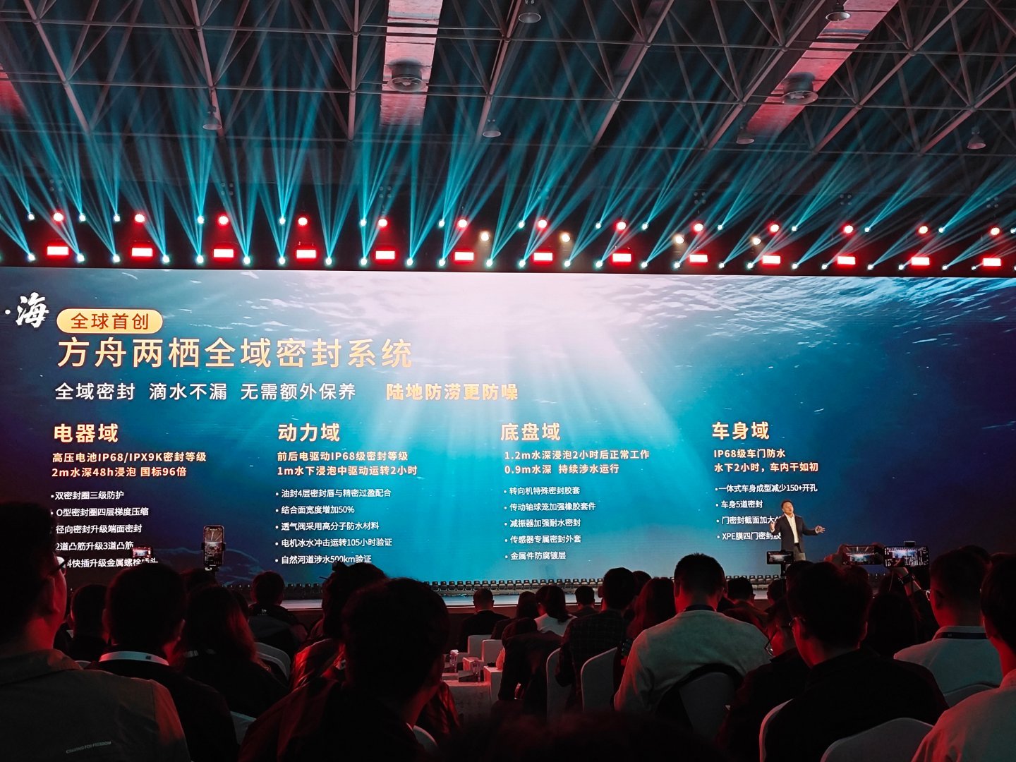 当你的车是纵横G700，遇到城市内涝的时候，你就不用担心车子被泡了，这次纵横G7