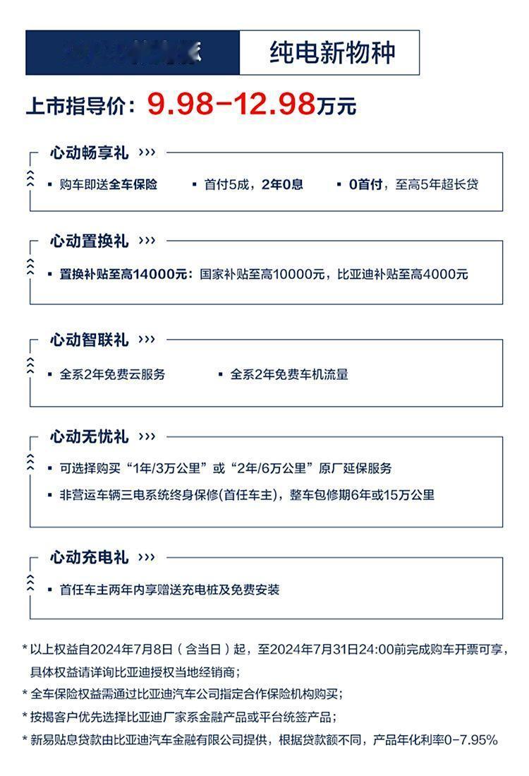 近日，比亚迪官方透露，2025款海豚正式上市，新车共推出4款配置车型，售价区间9