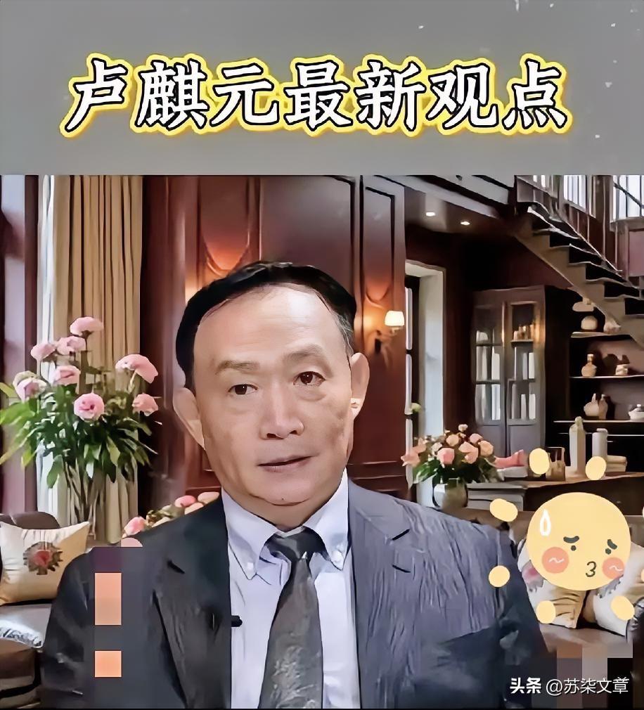 卢麒元这几句话，骂得真够狠，但也真够透。
​什么叫“殖儿加戏子，庞氏加走资”？把