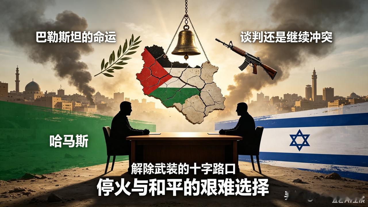 巴勒斯坦的命运将走向何方？哈马斯要解除武装、交出武器，以色列才会彻底撤出加沙。