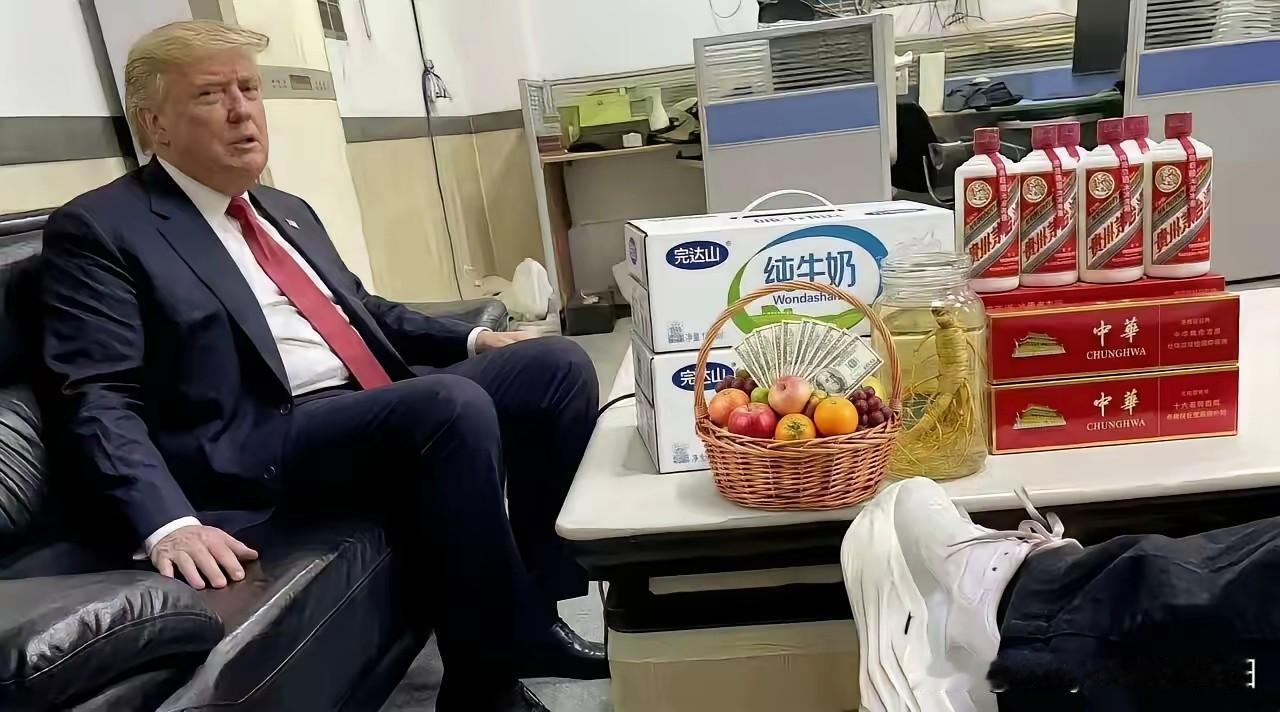 特朗普确实来了，这个我没扯谎。来的头一站没去首都，而是来看我了。
你说来就来了，