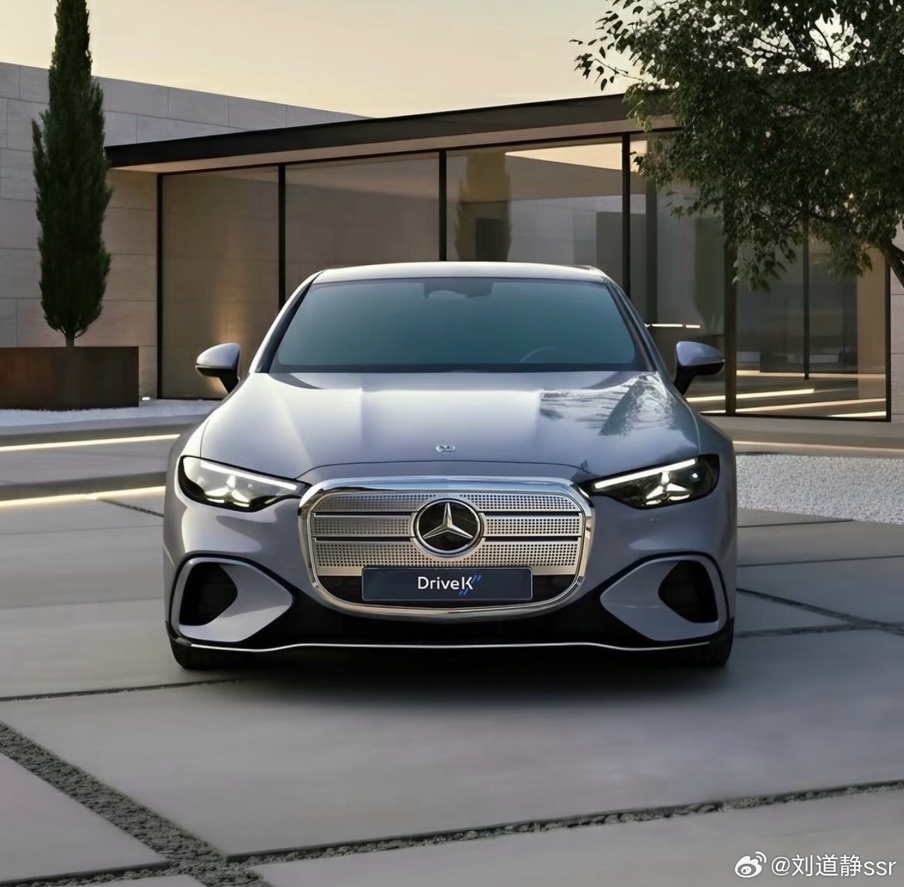 奔驰C纯电，假想图这样行不行 张家口