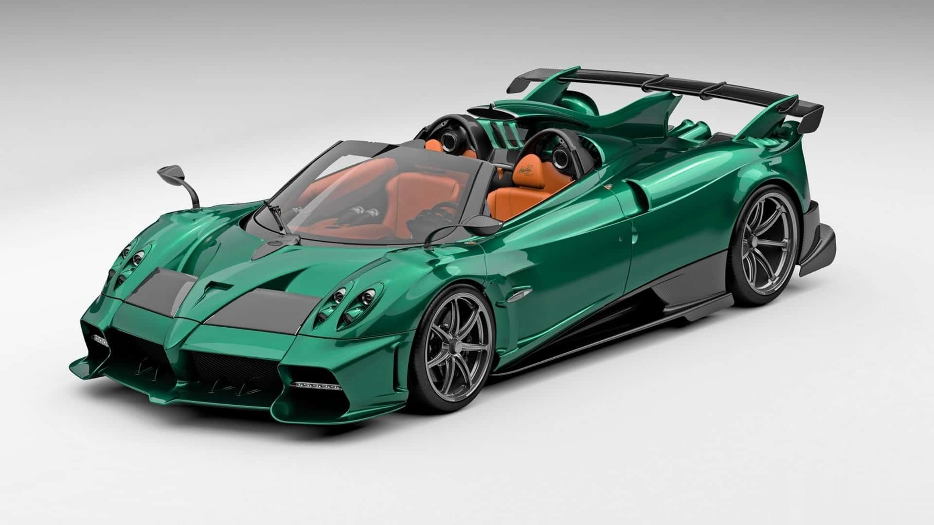 日前，帕加尼Huayra Imola Roadster正式发布，限量8台，虽然比