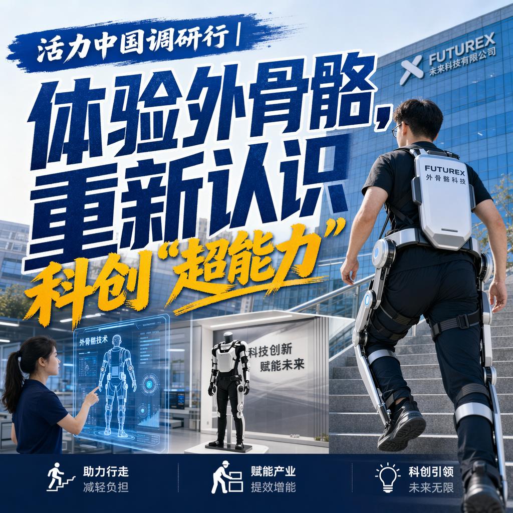 很多人以为外骨骼机器人还停留在科幻电影和医疗康复的特殊场景里，离普通人很远。
但