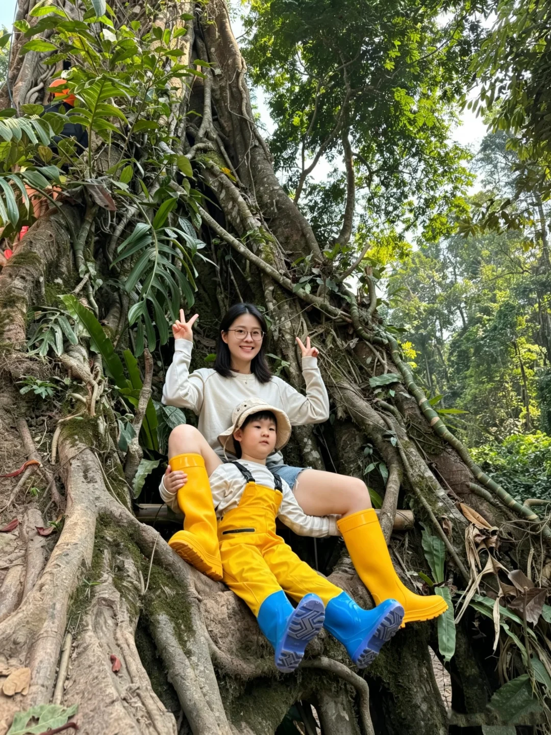 二刷版纳太香了！雨林+溯溪，4岁娃玩疯了~