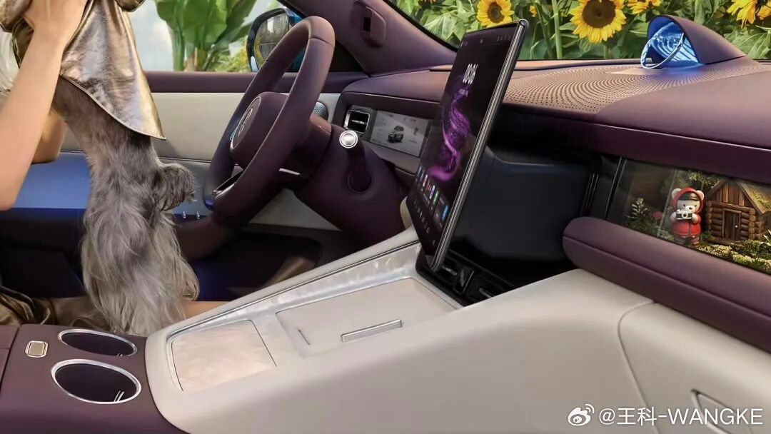 问界M6内饰首张官图发布！中控随动？？大v聊车
