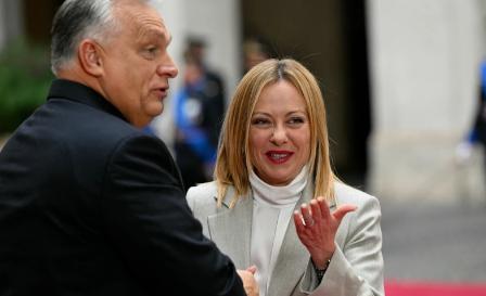 又一个匈牙利出现了，意大利首相梅洛尼打破了欧盟成员的“一致立场”，对欧尔班在乌克