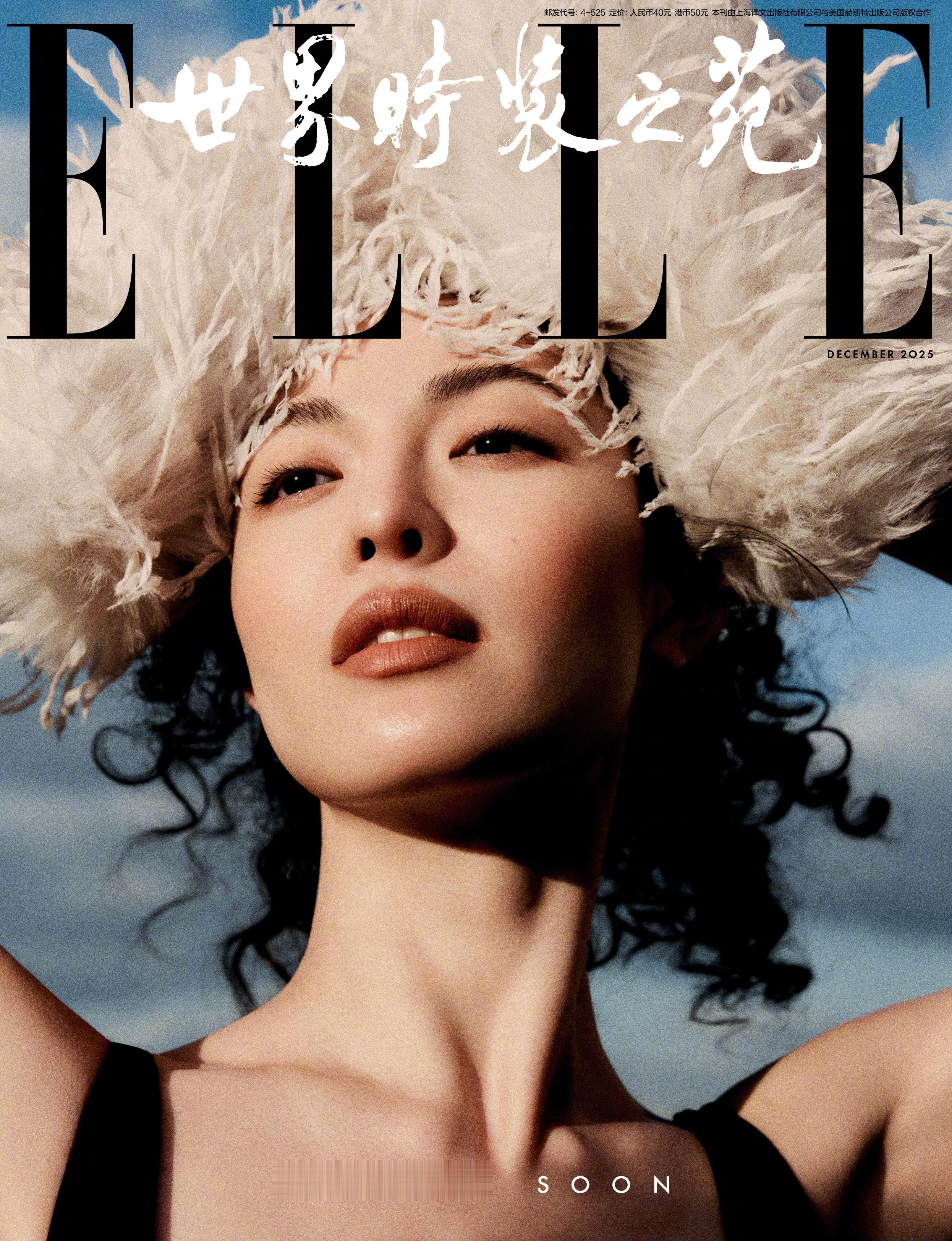 金鸡奖刚拿下最佳女配角，这闭年刊的封面就来了！钟楚曦X 《ELLE》2025年 