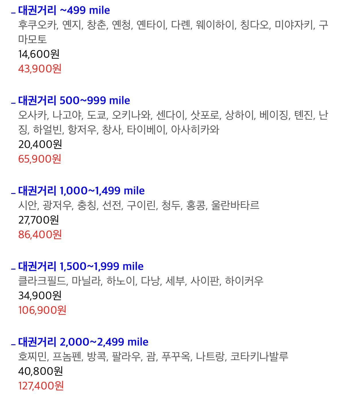 推万转：4月起韩国机票燃油附加费上涨 