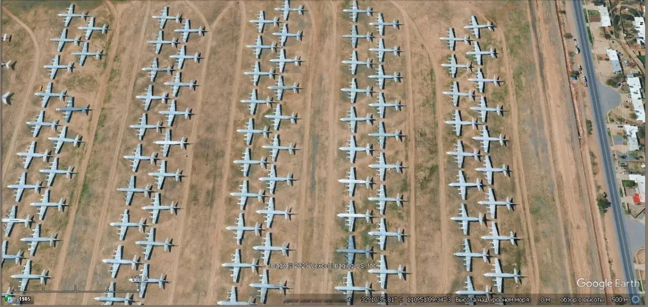 烽火问鼎计划每天认识一件兵器 “戴维斯-蒙森”储存基地的洛克希德P-3“猎户座”