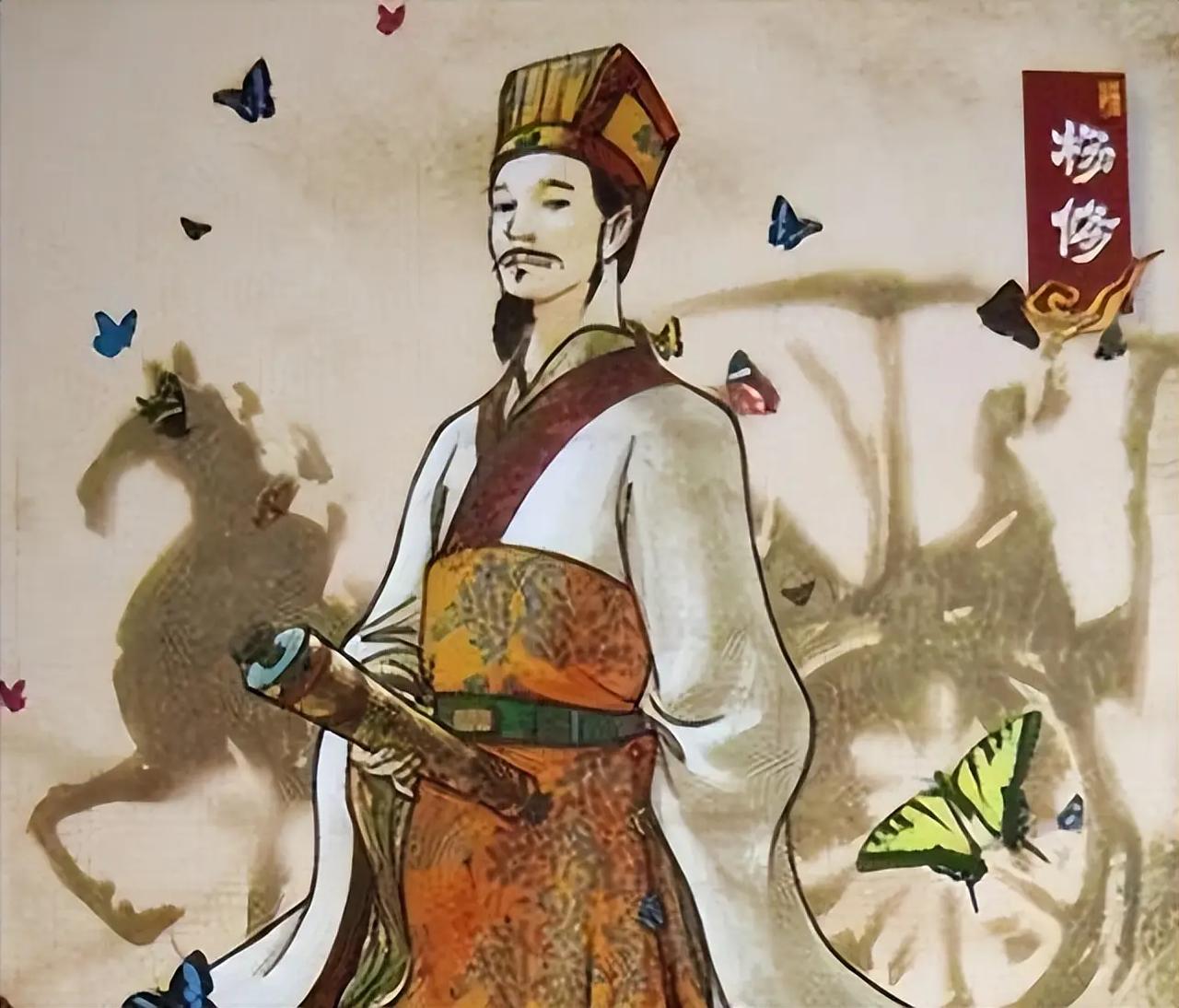 曹操处死杨修之后，他主动询问杨修的父亲杨彪身形消瘦的缘由，杨彪随口作答的一句话最