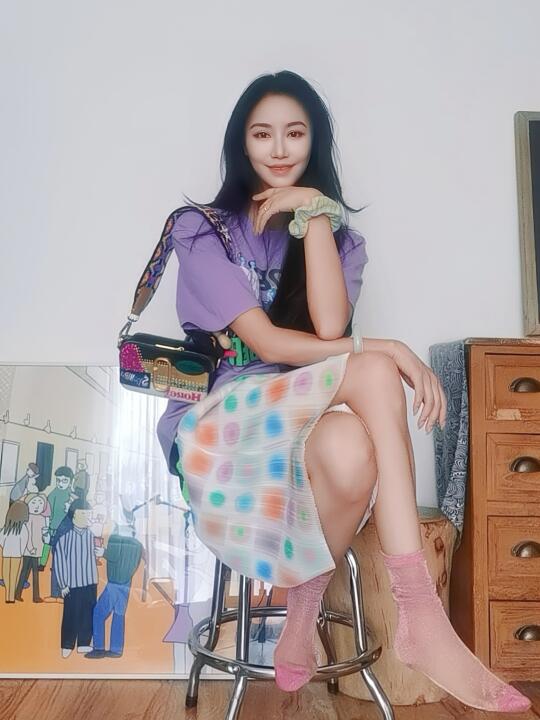 好喜欢紫色💜💟属于夏天的紫粉色穿搭