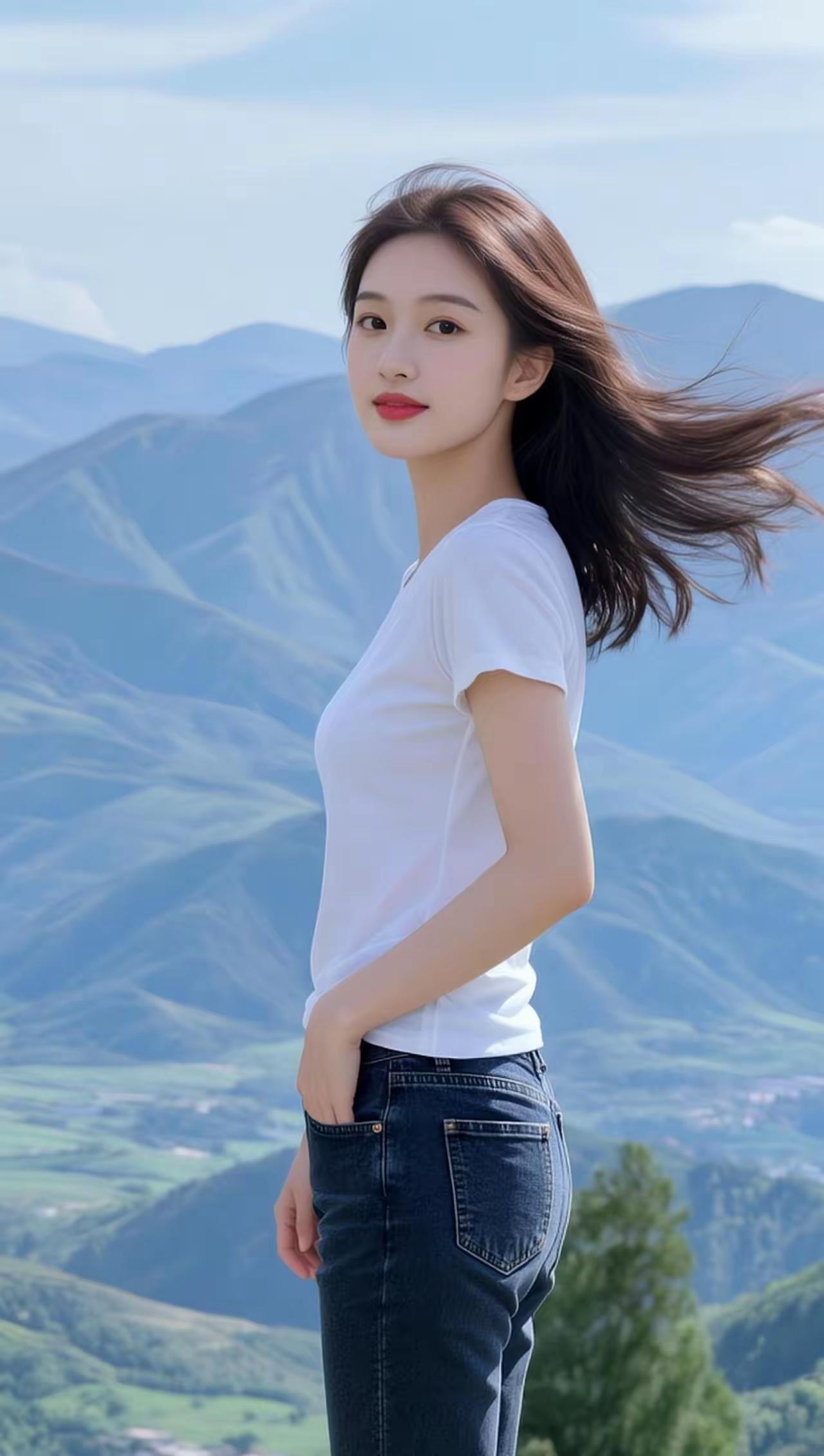 山风拂面，自由自在，与自然为伴的美好时光。🌿🍃🍃