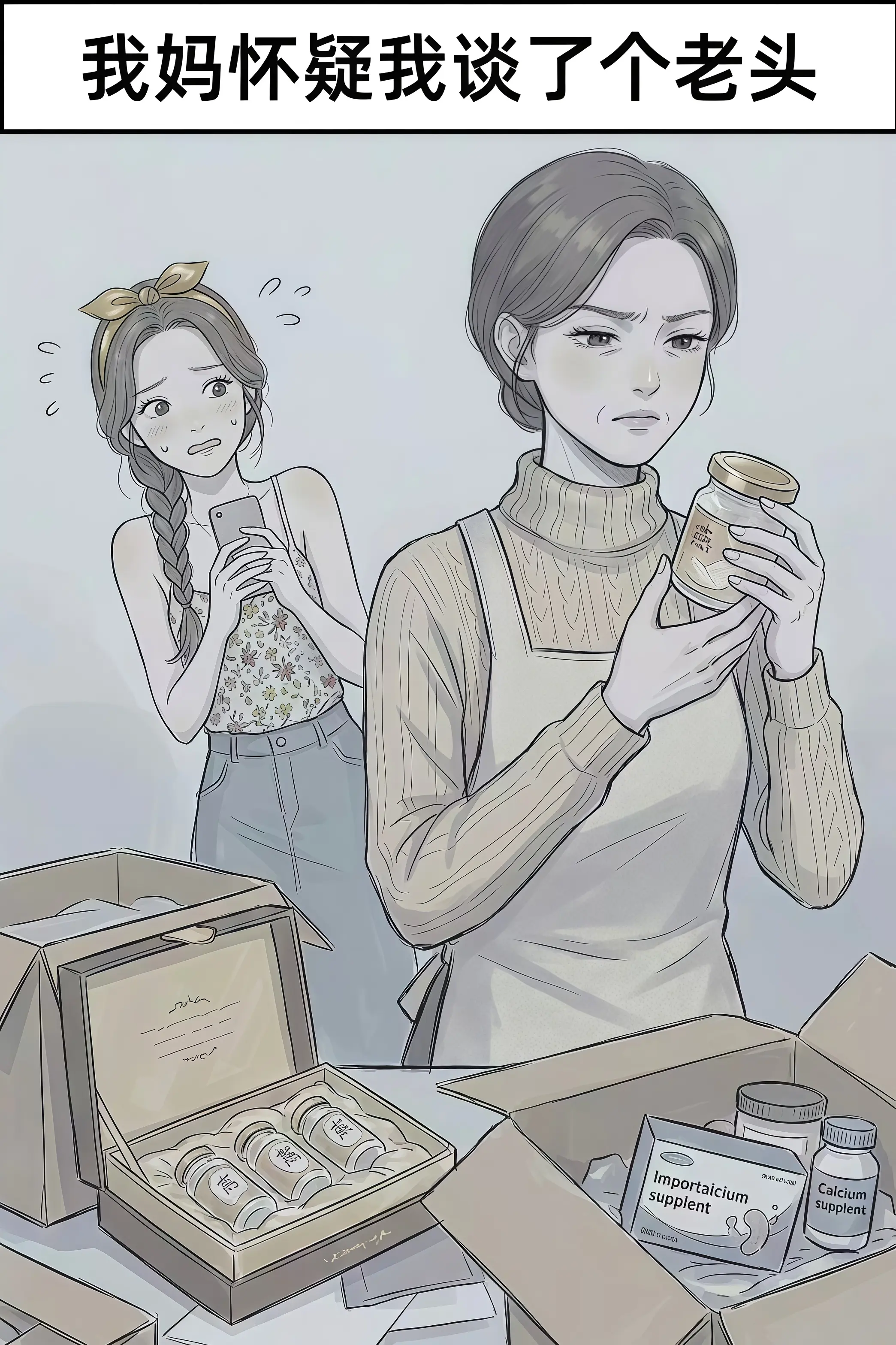 男友上门前，我妈竟以为他是个小老头。