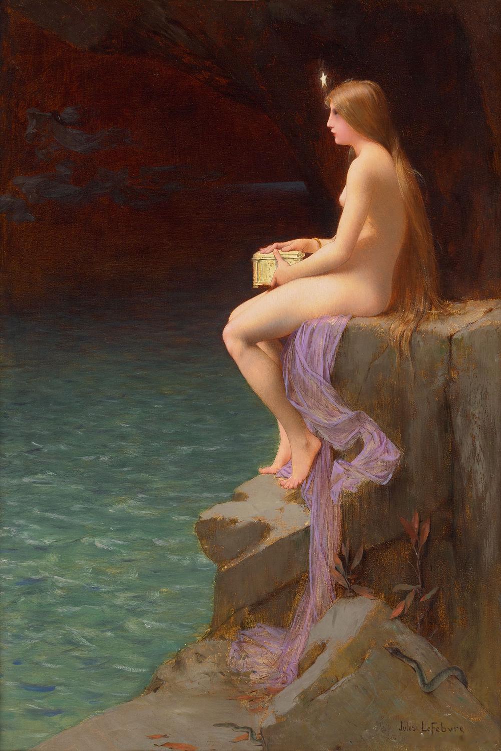 西洋历史文化鱼缸 法国画家儒勒·勒费弗尔 (Jules Joseph Lefeb