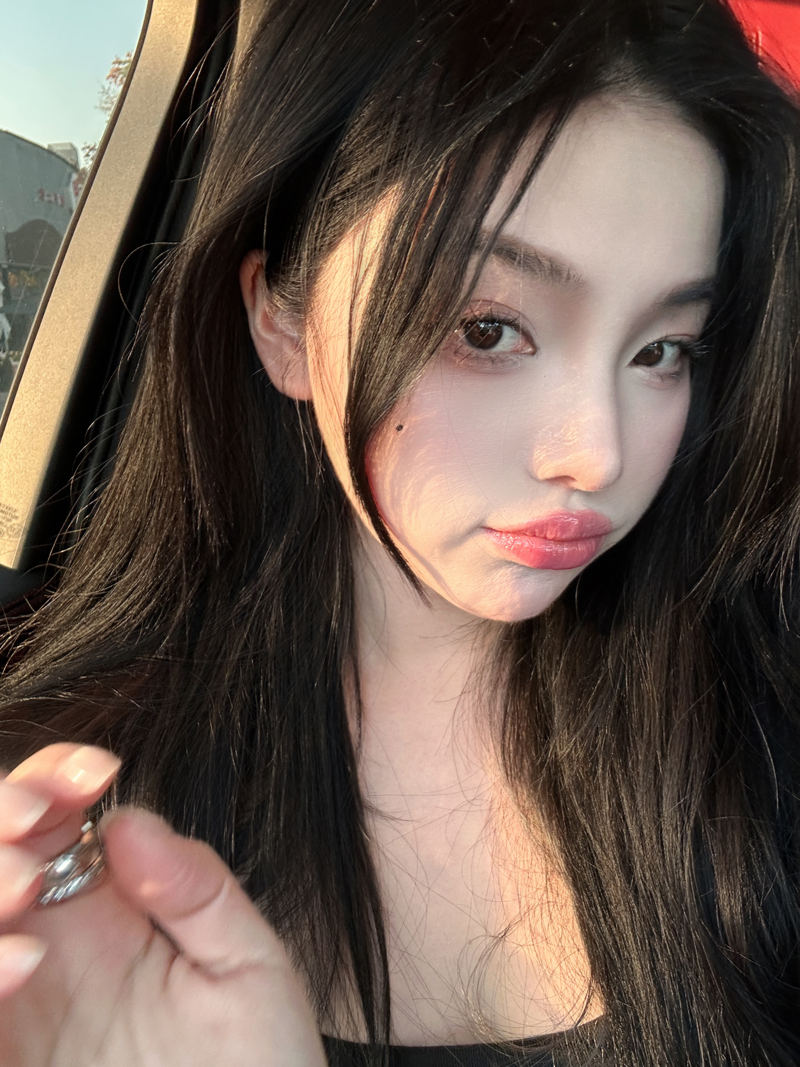 练个车我朋友比我还紧张🫣  ​​​