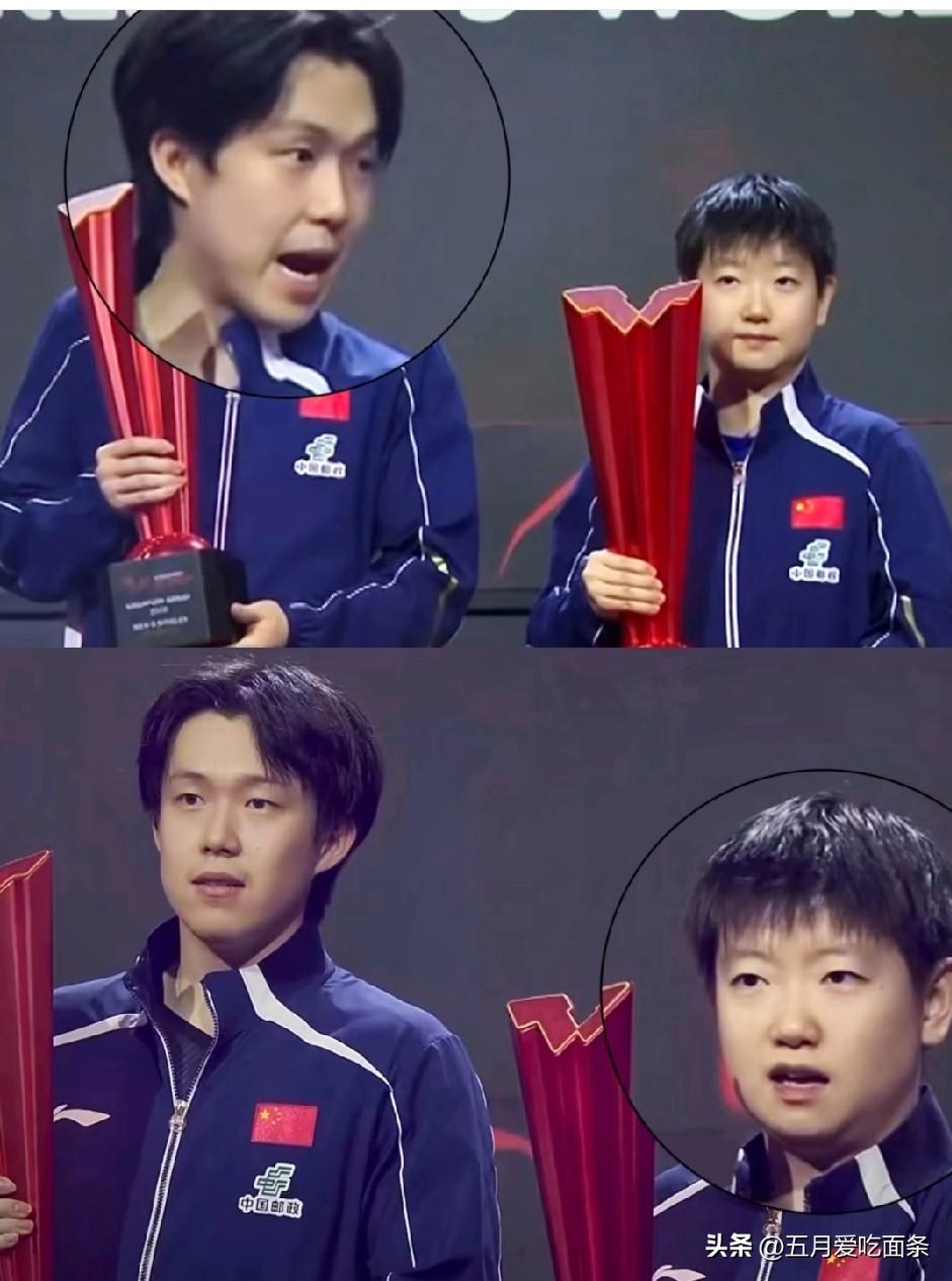 莎:“一会你拍！”
头:“你拍，之前都是我反过来”
莎:“你拍就要你拍！”
头“