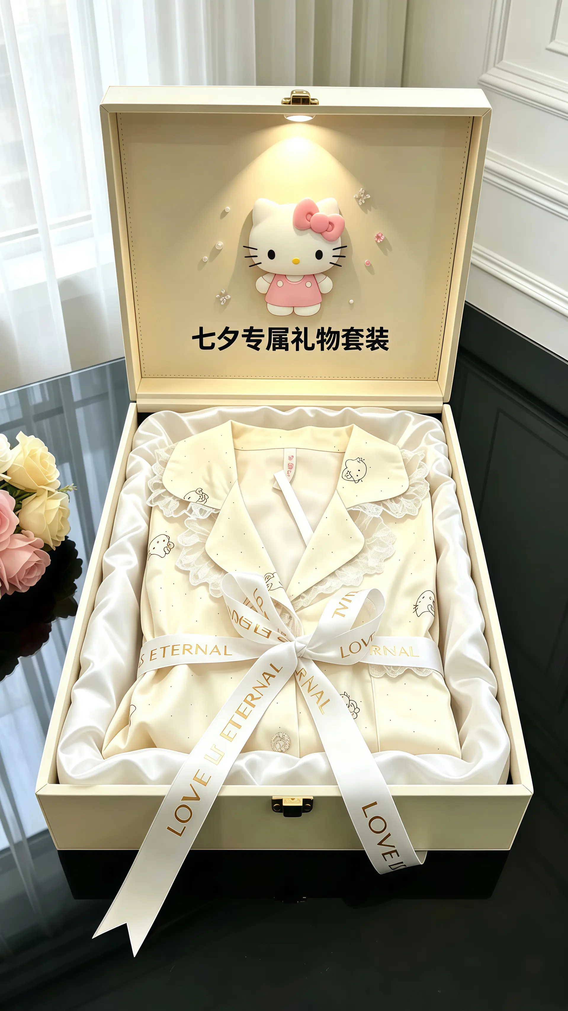 睡衣家居服七夕礼物 Kitty猫少女心好物 家居服仪式感